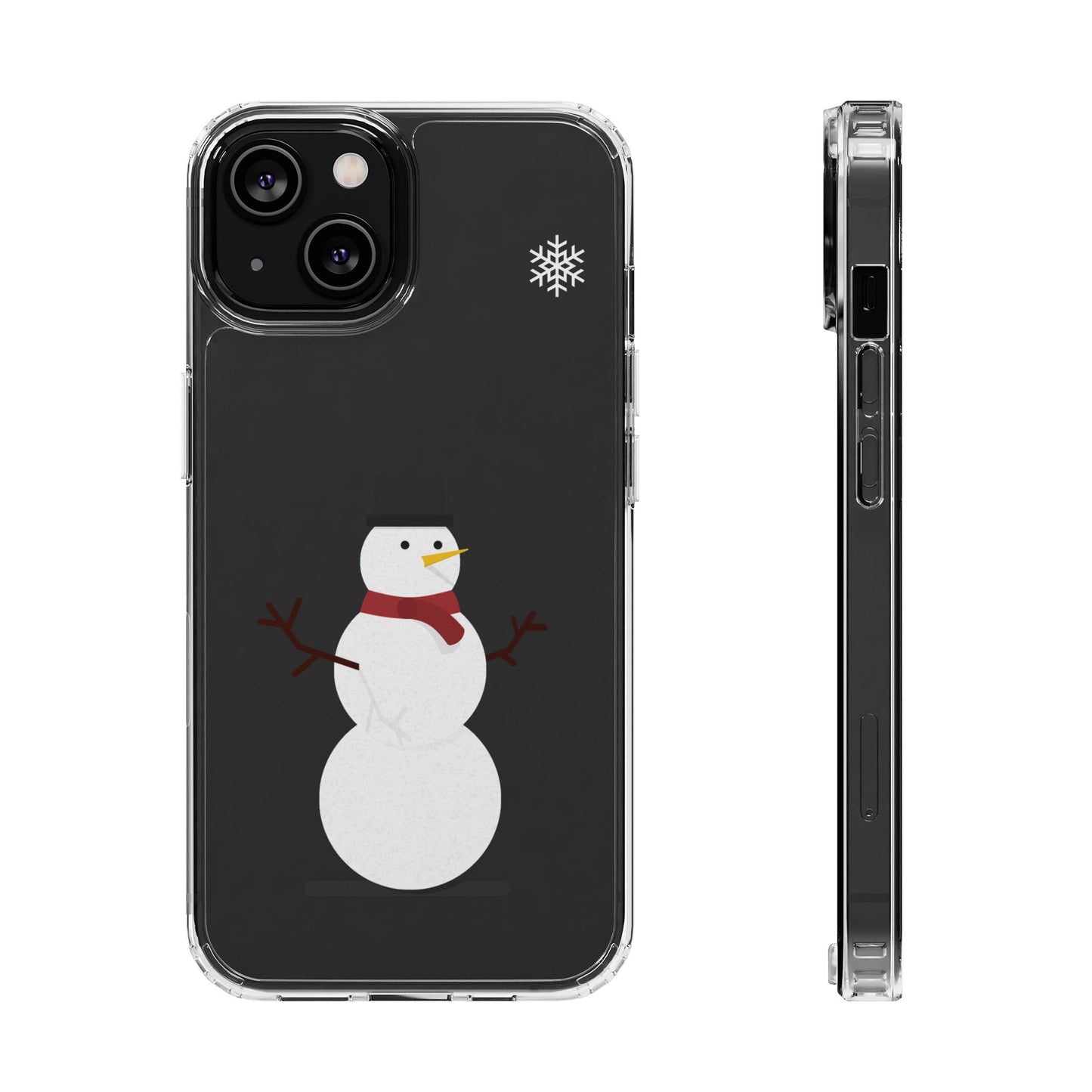 Clear Cases Snowman