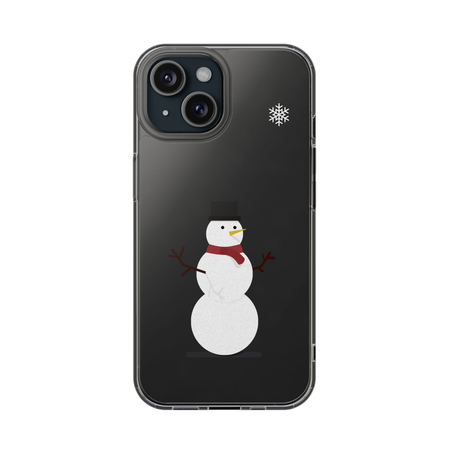 Clear Cases Snowman