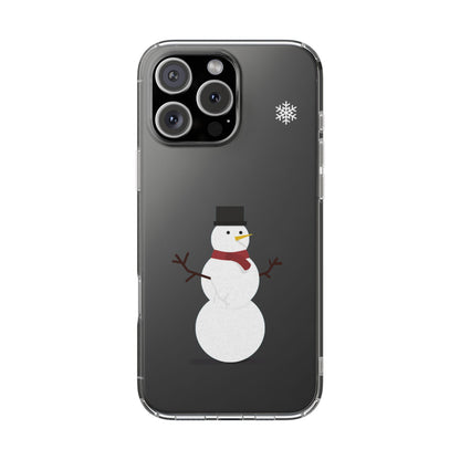 Clear Cases Snowman