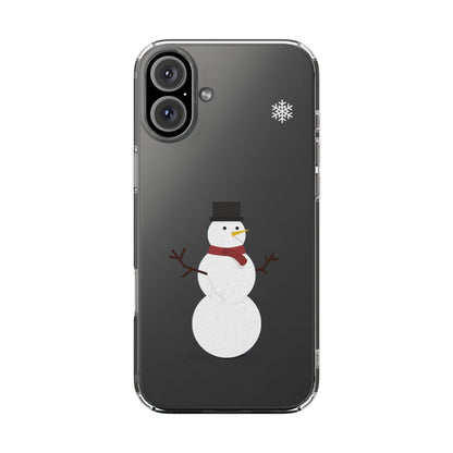 Clear Cases Snowman