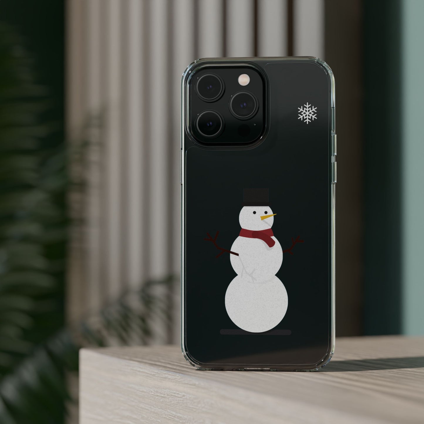 Clear Cases Snowman