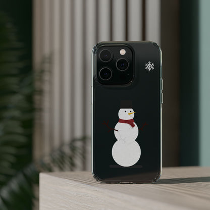 Clear Cases Snowman