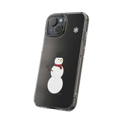 Clear Cases Snowman