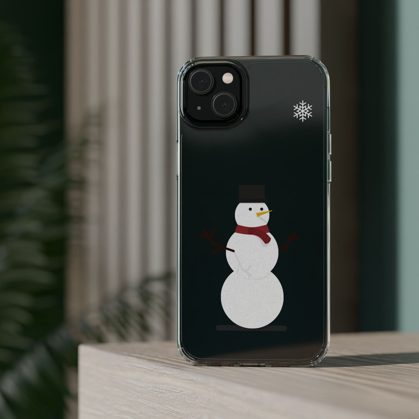 Clear Cases Snowman