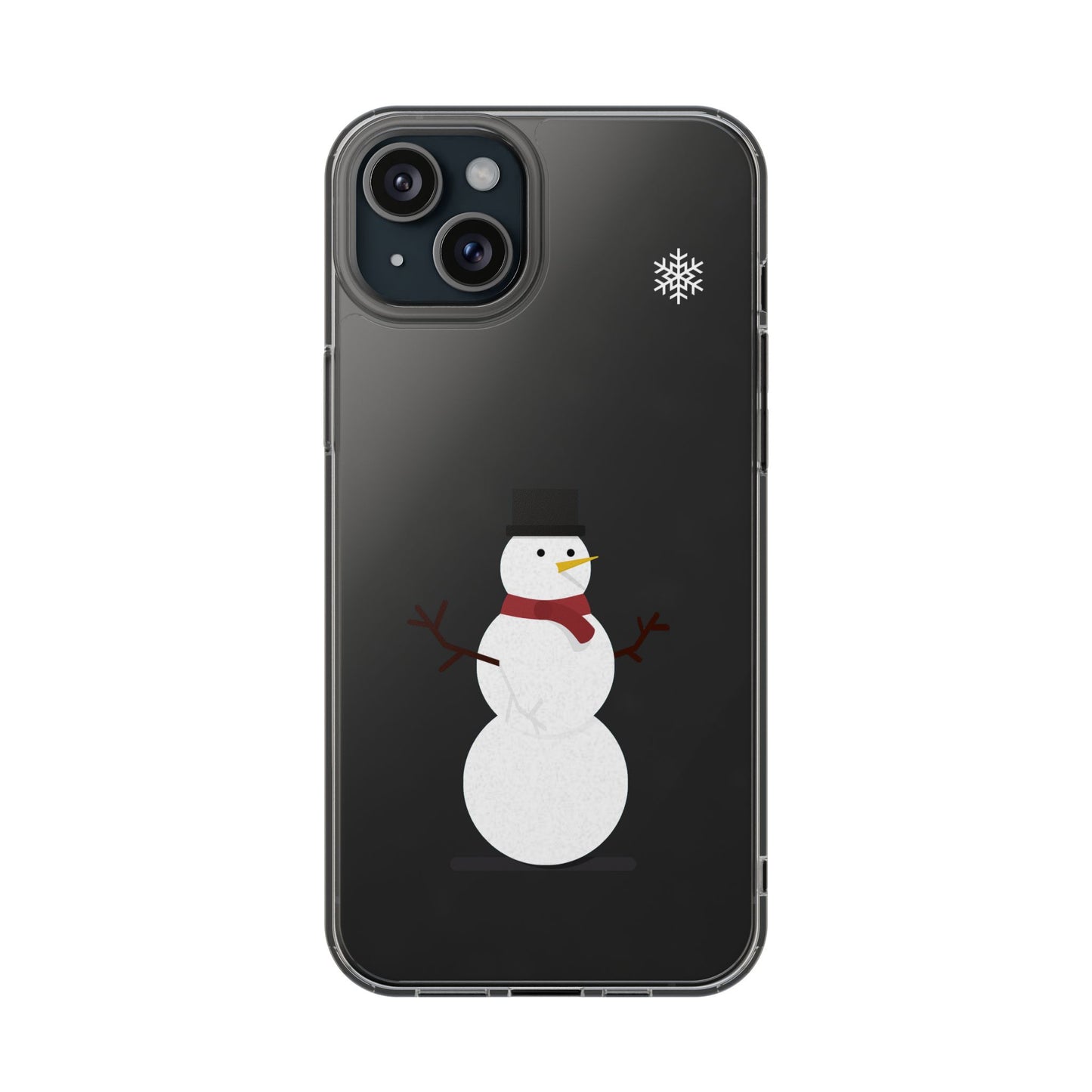 Clear Cases Snowman