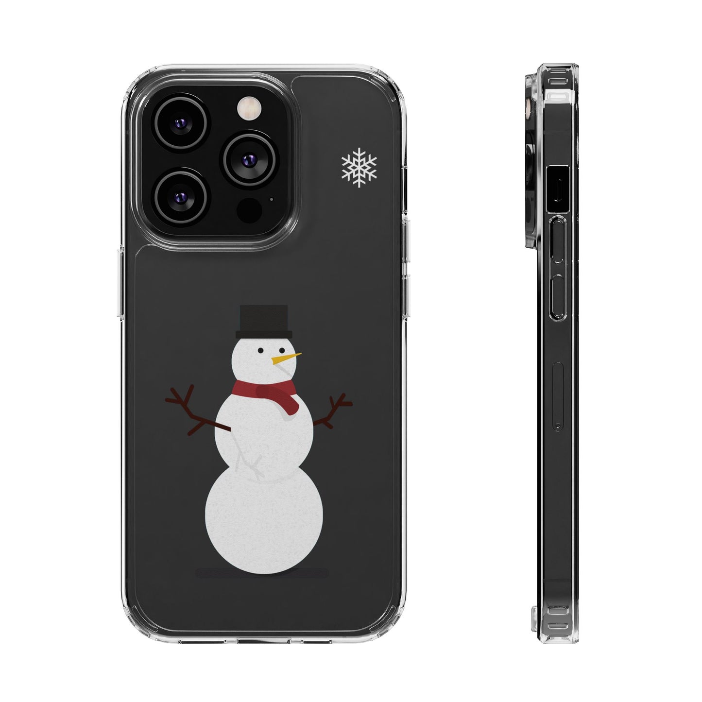 Clear Cases Snowman