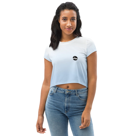 Azure Crop Tee - Simple Designs